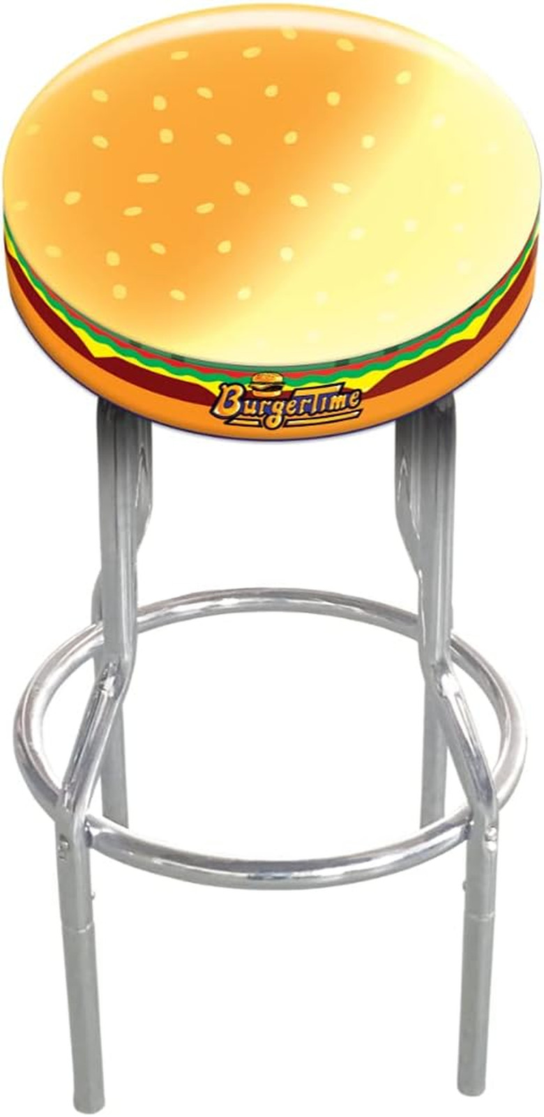 ARCADE1UP Stool Adjustable Height 21.5 Inches to 29.5 Inches (Burger Time)
