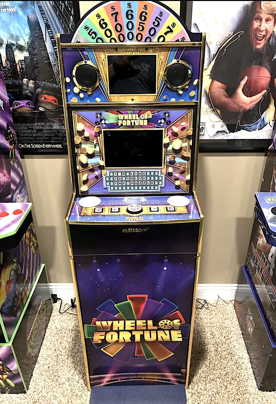 Video Slot Machine – Casino Arcade – 5 Ft Tall Cabinet up tp 24 Games Available