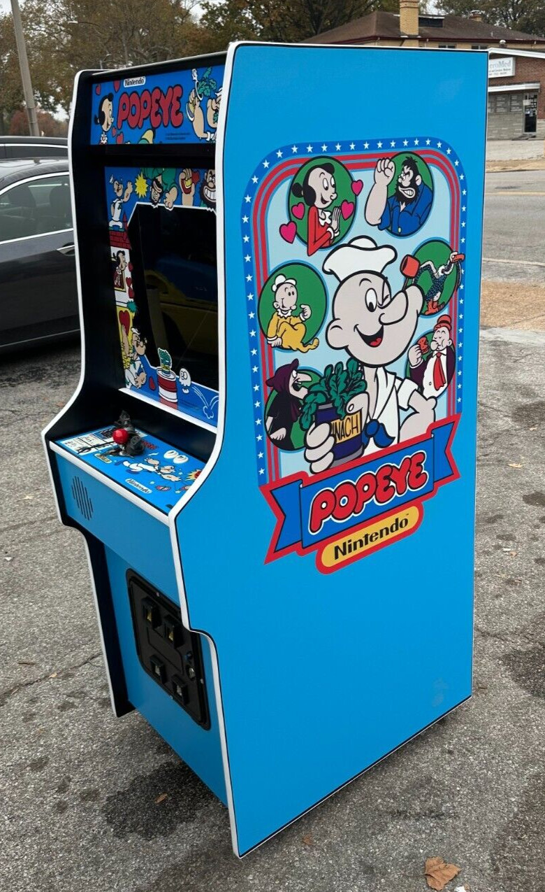 Popeye Arcade Coin Operated- With all new parts-LCD Monitor