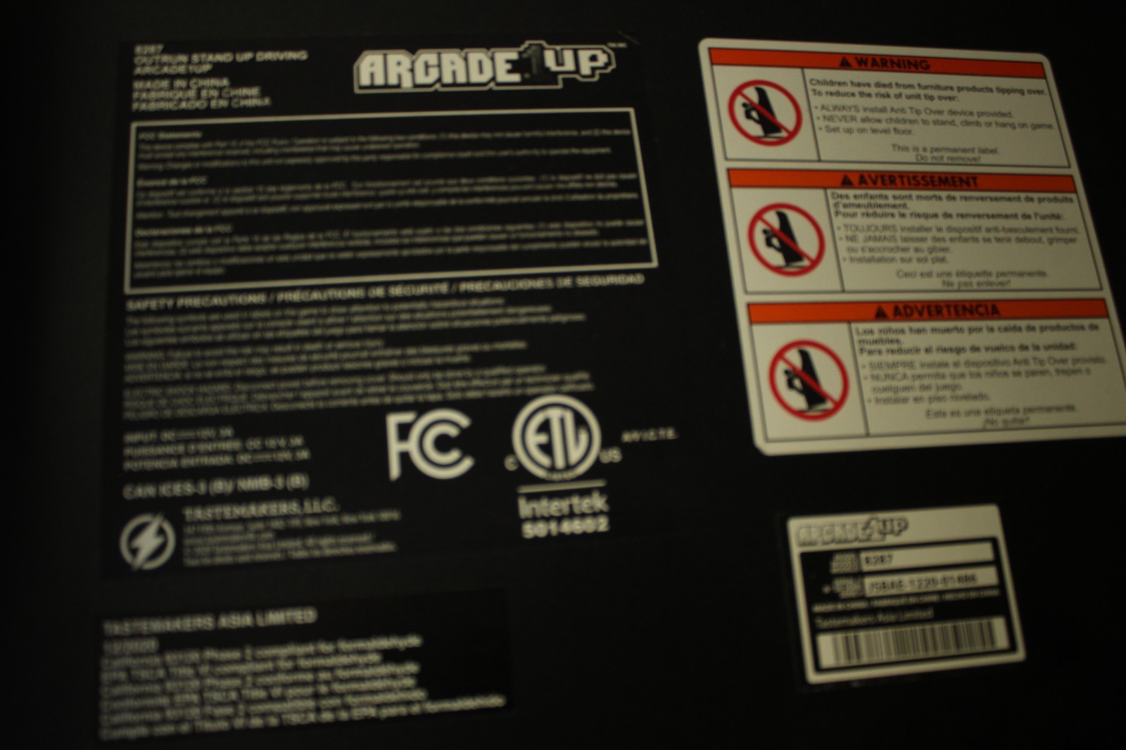 Arcade1UP Outrun Driver Arcade ,OutRunners, Rad Rally Power Drift – WORKING