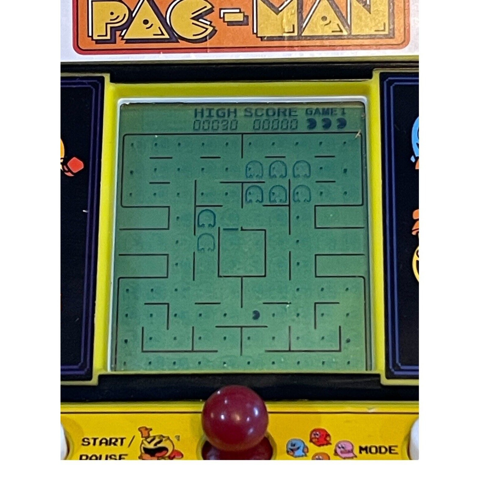 Pac-Man Mini Arcade Game Bandai Namco Miniature Pacman Used Tested