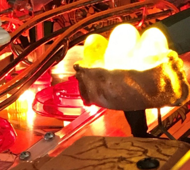 Indiana Jones IJ Pinball Machine 3 golden STONES LED Mod