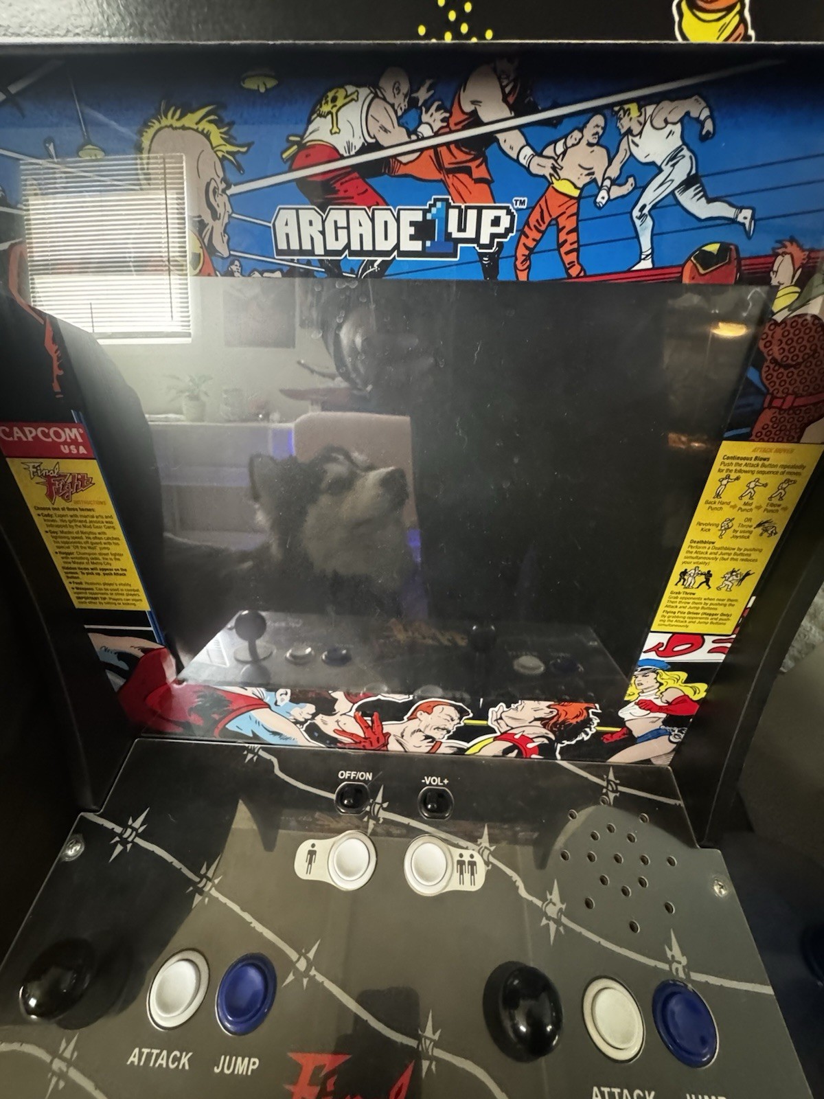 Arcade1Up Final Fight Collectible Video Arcade Machine Cabinet (Reproduction)