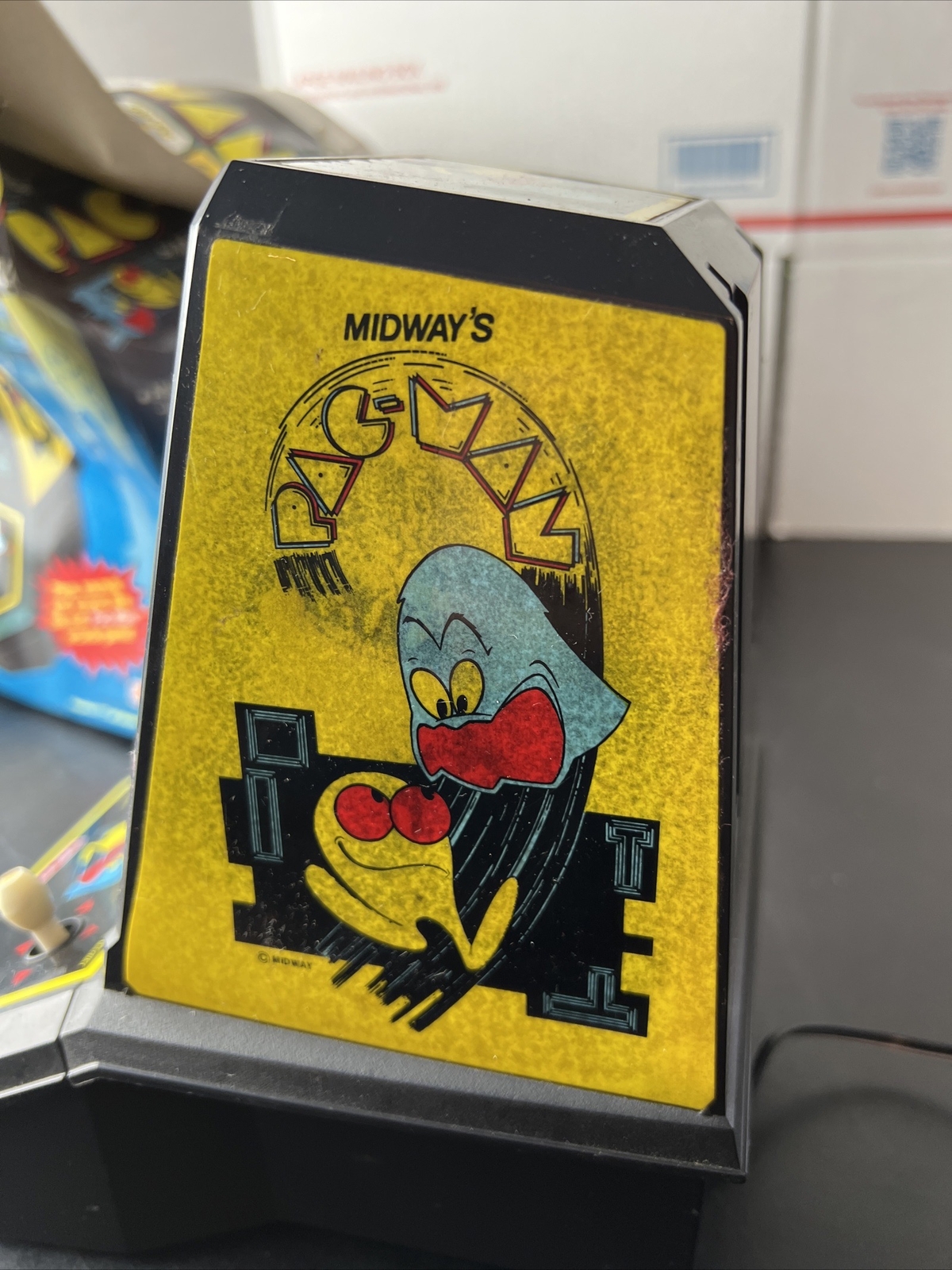 1981 COLECO Mini Arcade PAC-MAN Video Game Midway Tested W/Perma Power Battery