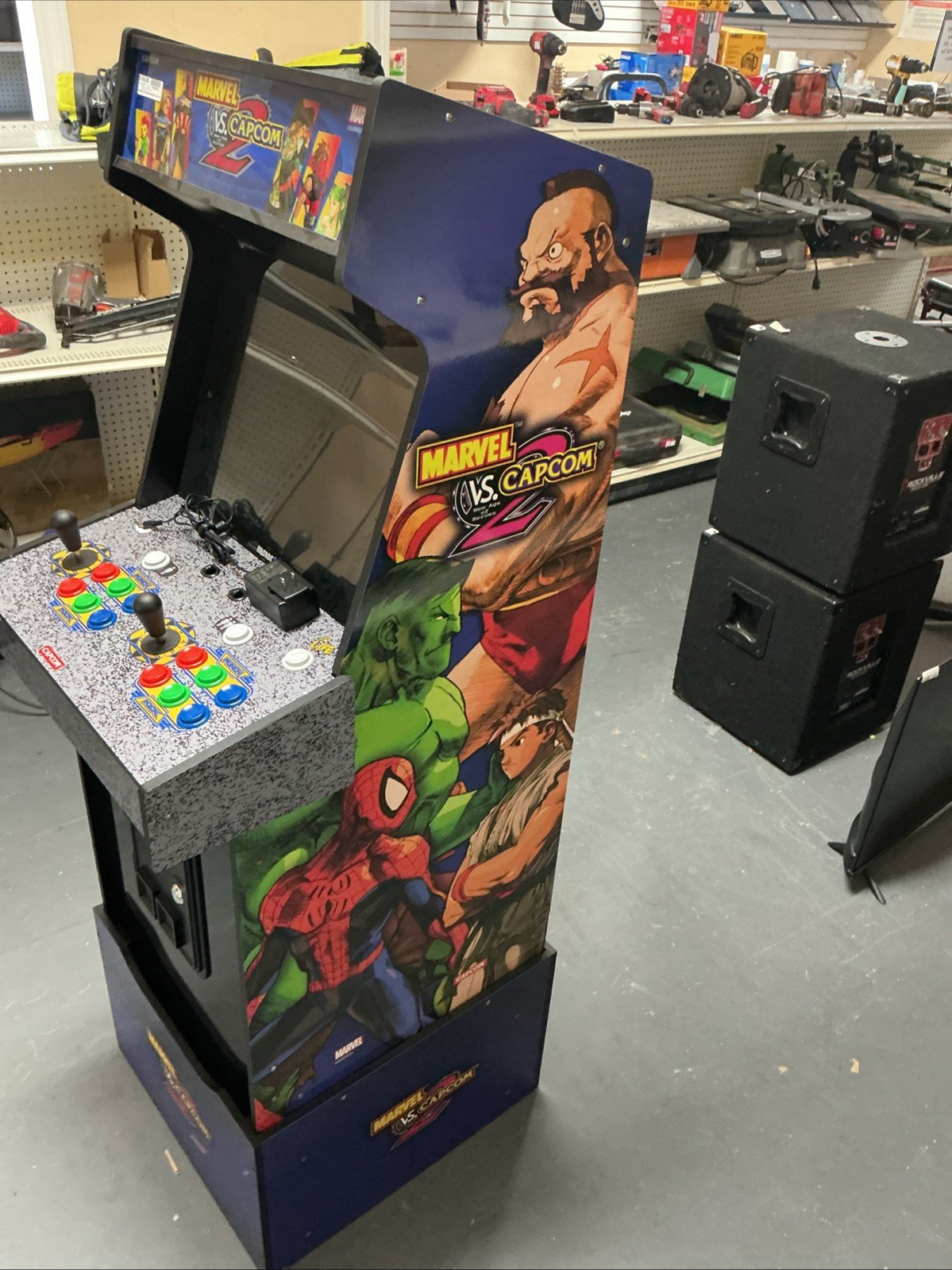 Marvel vs Capcom 2 w/ Arcade1Up Riser Included 🔥 VERY RARE