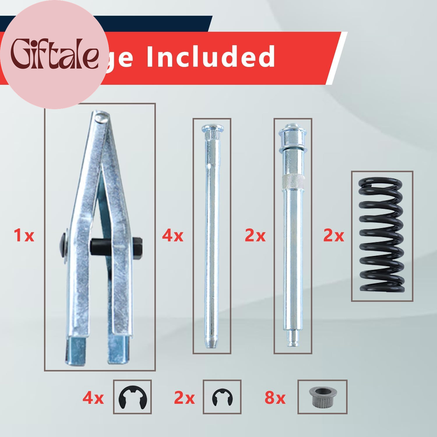 Door Hinge Pin and Bushing Kits for Door Hinge Repair with Door Spring Tool Comp