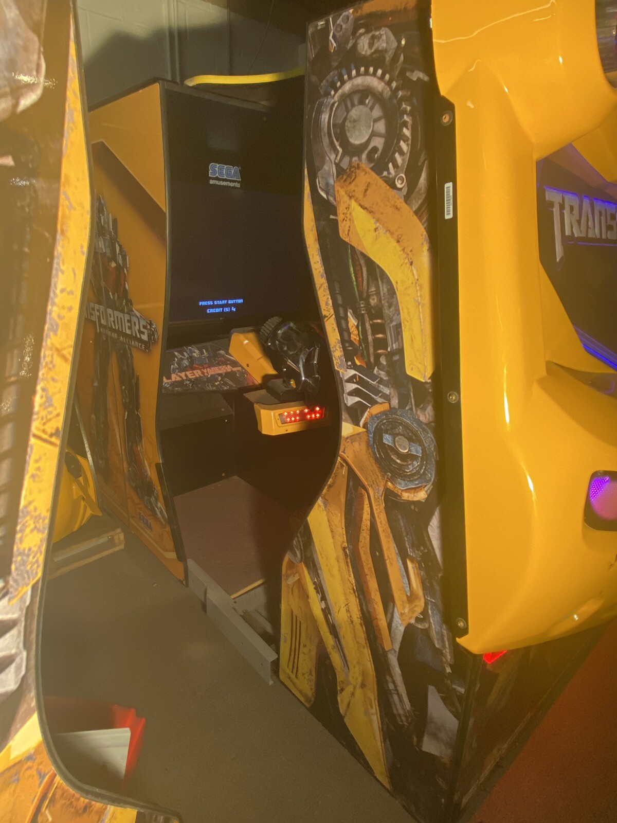 Transformers Human Alliance Arcade Game and Donor Parts Game