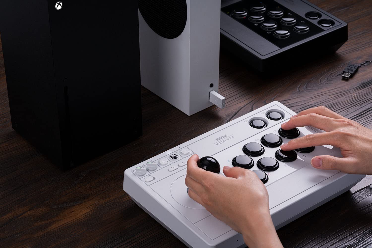 8BitDo Wireless Arcade Stick for Xbox Series X|S, One and Windows White