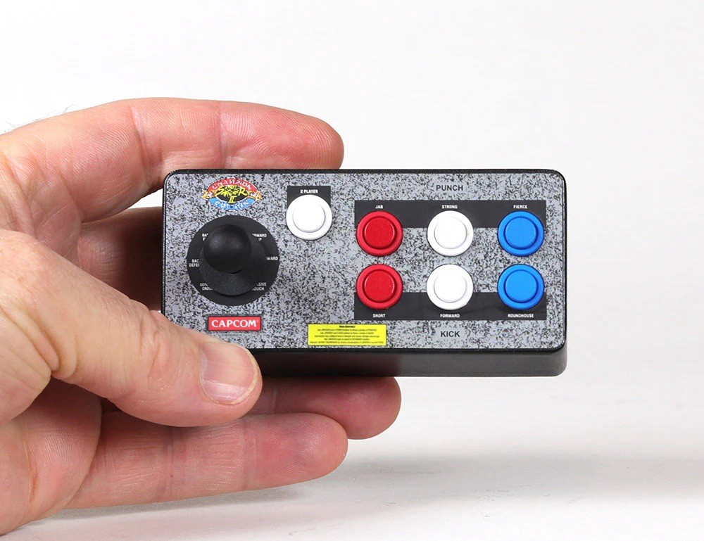New Wave Toys Replicade Street Fighter II Fight Stick Mini Arcade Controller New