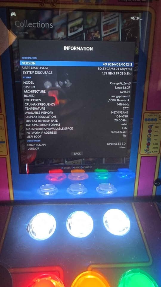 Custom Ms Pac-Man Countertop Arcade