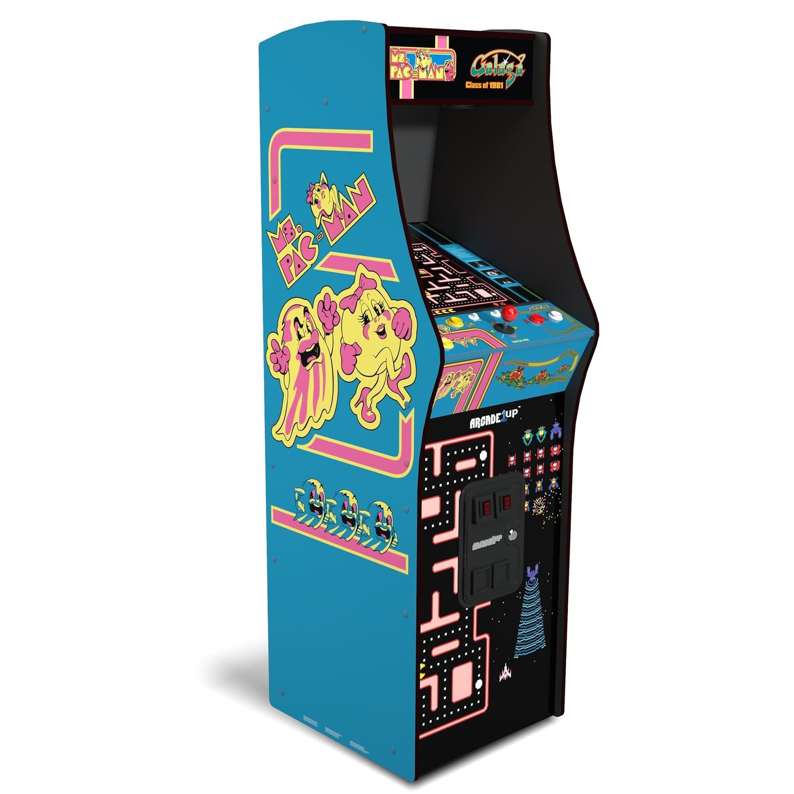 ARCADE1UP Class of 81’ Deluxe Arcade Machine for Home – 5 Feet Tall – 12 C