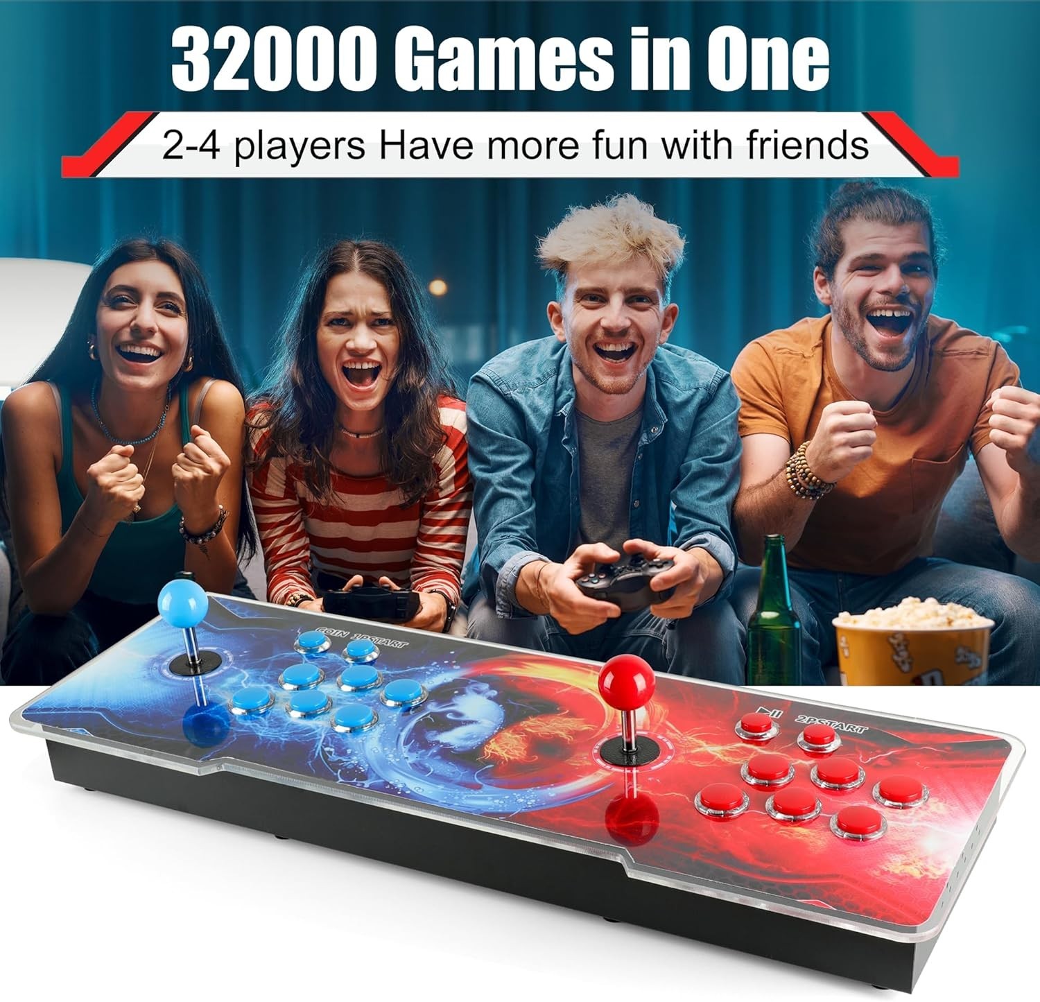 Pandoras Box Arcade Game Console 32000 Games Pre-Install,Retro Game Machine f…