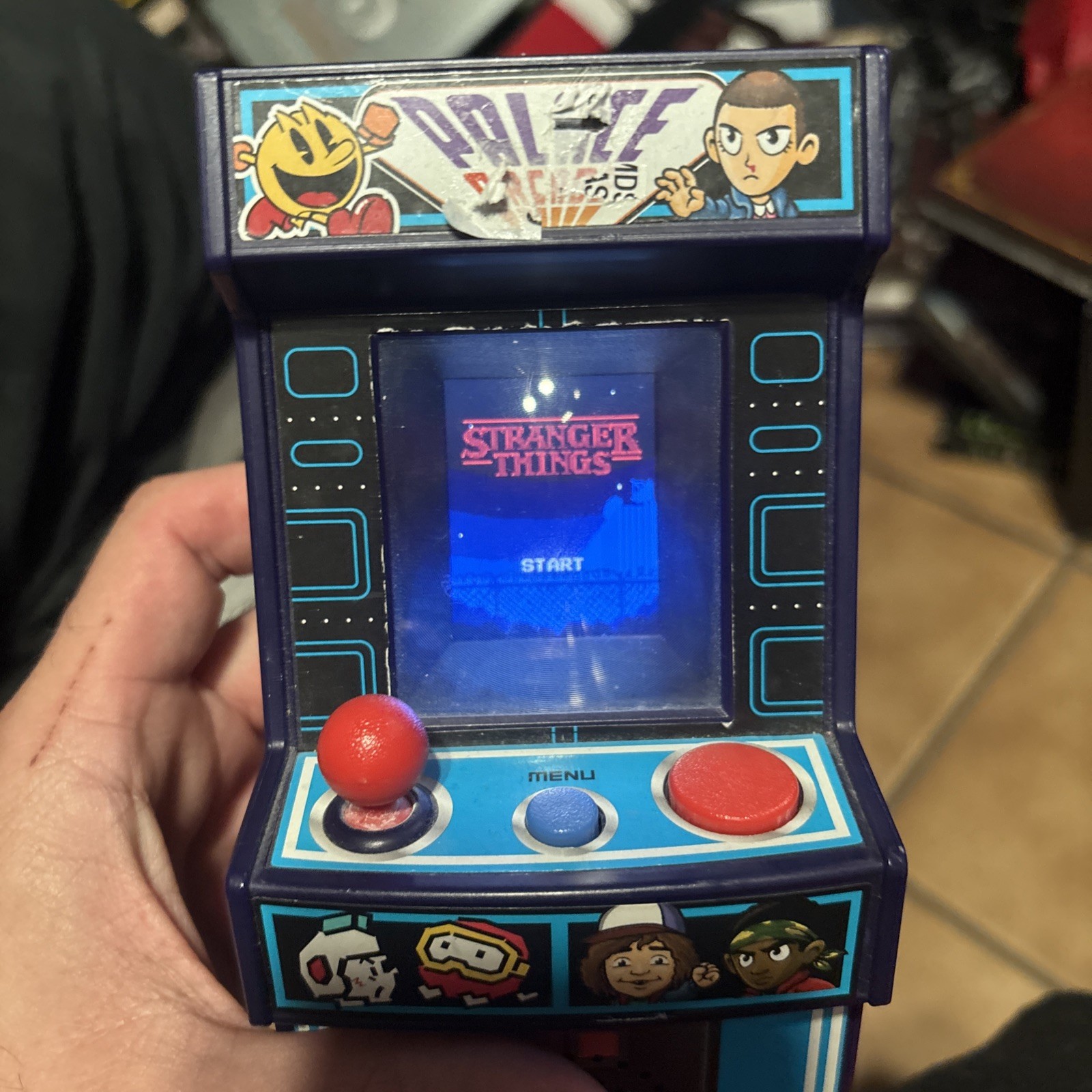 STRANGER THINGS PALACE ARCADE HASBRO MINI GAME Unit 20 Games Tested And Works
