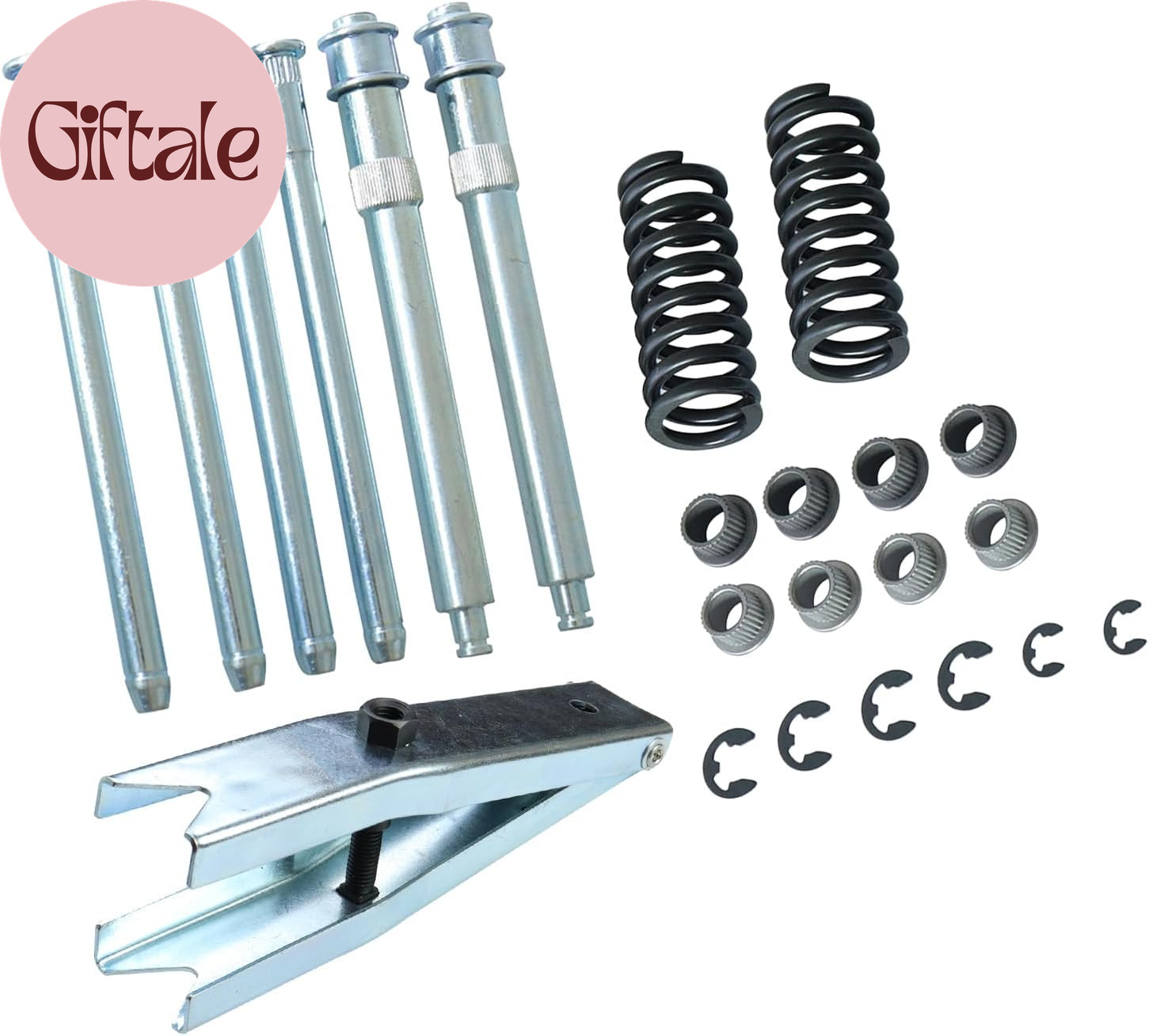 Door Hinge Pin and Bushing Kits for Door Hinge Repair with Door Spring Tool Comp