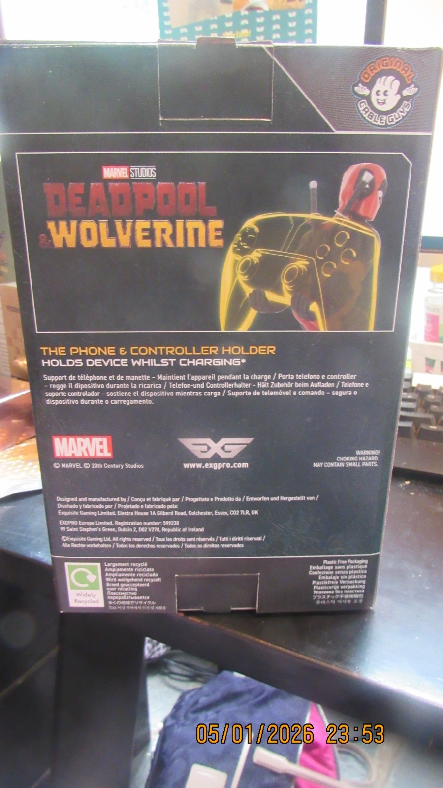 Deadpool Wolverine Phone & Controller Holder New in Box