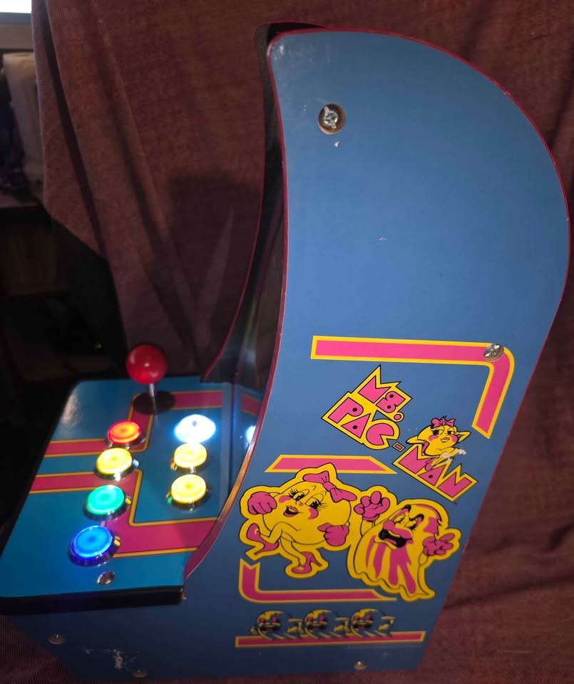 Custom Ms Pac-Man Countertop Arcade