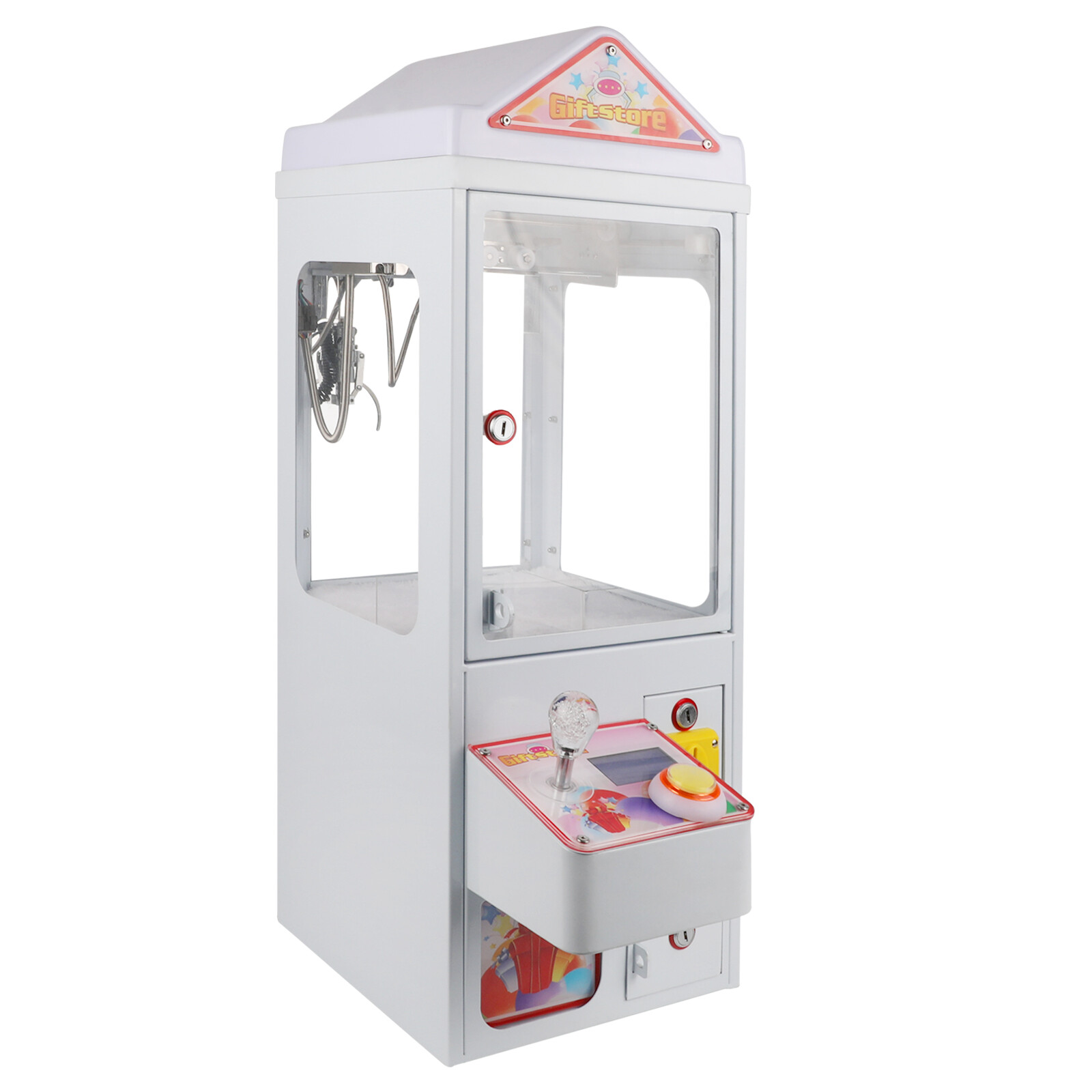 Mini Metal Case Player Claw Crane Machine 110V Candy Toy Grabber Catcher Upgrade