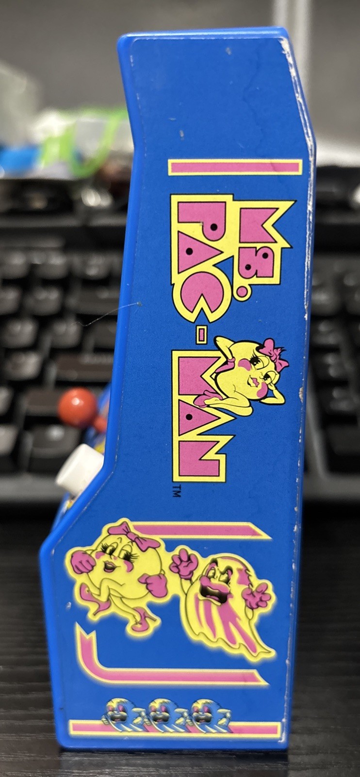 Ms. Pac-Man Retro Mini Arcade Handheld Game Bandai Namco – WORKS GREAT