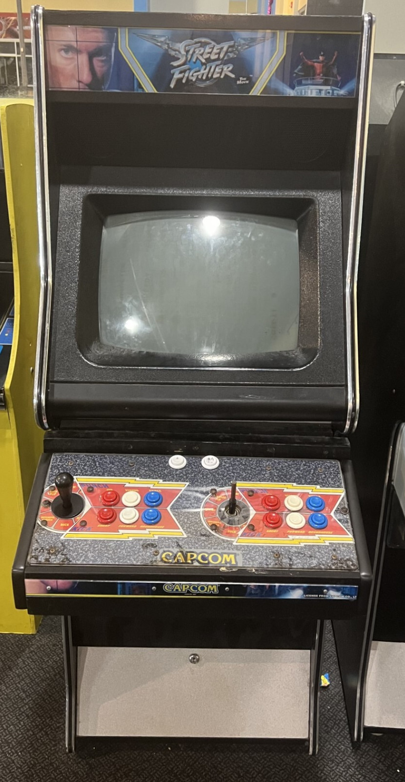 STREET FIGHTER THE MOVIE ARCADE MACHINE by CAPCOM 1995 (Excellent) *RARE*