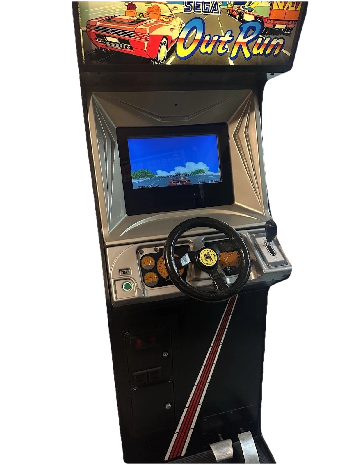 Original Vintage SEGA OutRun Arcade Game Machine – Fully Working!