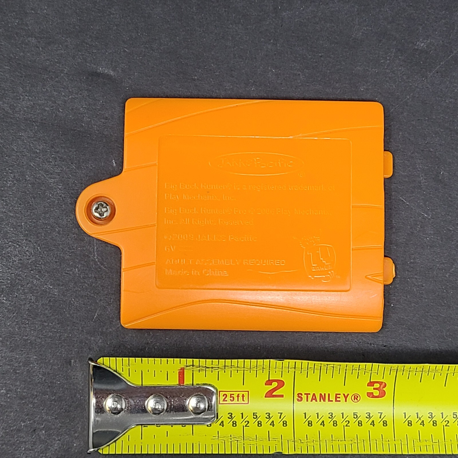 Jakks Pacific Big Buck Hunter Pro Orange Battery Cover Replacement 2009