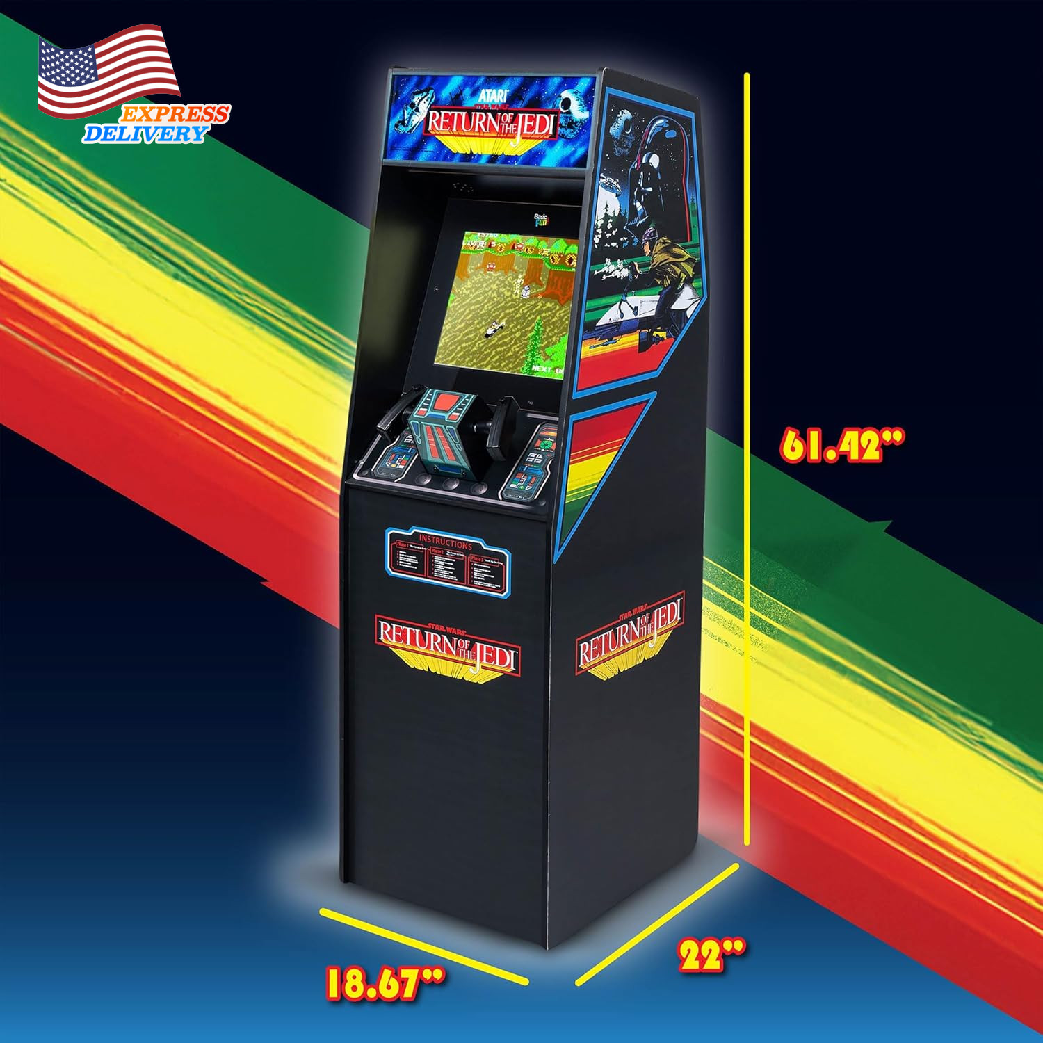 Atari Star Wars Ultra Series Free Standing Electronic Game W/ 17″ Liquid Crystal