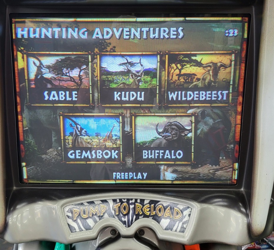 BIG BUCK HUNTER Pro SAFARI Full Size Arcade Shooting Game – WORKING GREAT! (S3)