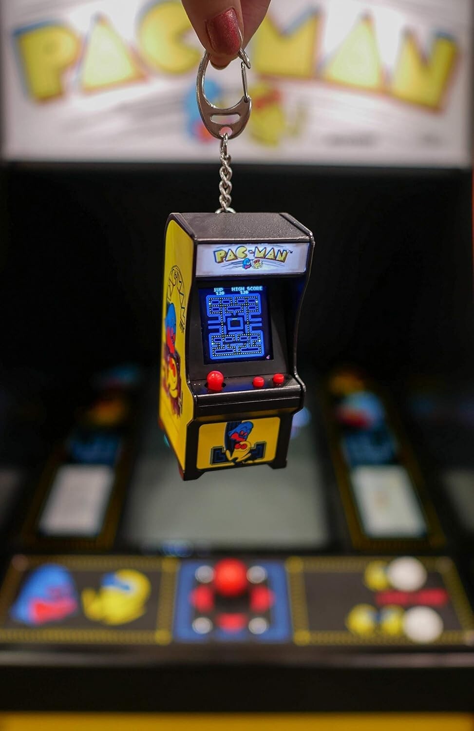 Mini Pac-Man Arcade Game – 3.5″ Size with Full Gameplay & Authentic Sounds