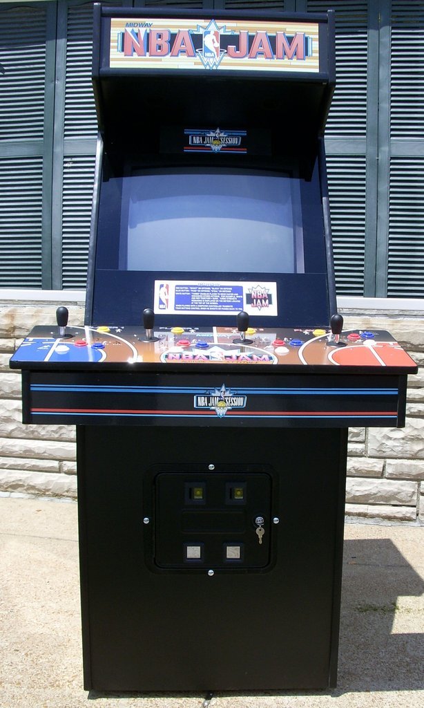 NBA Jam Full Size Coin Op Arcade Video Game- All New Parts, New 32″ LCD Monitor