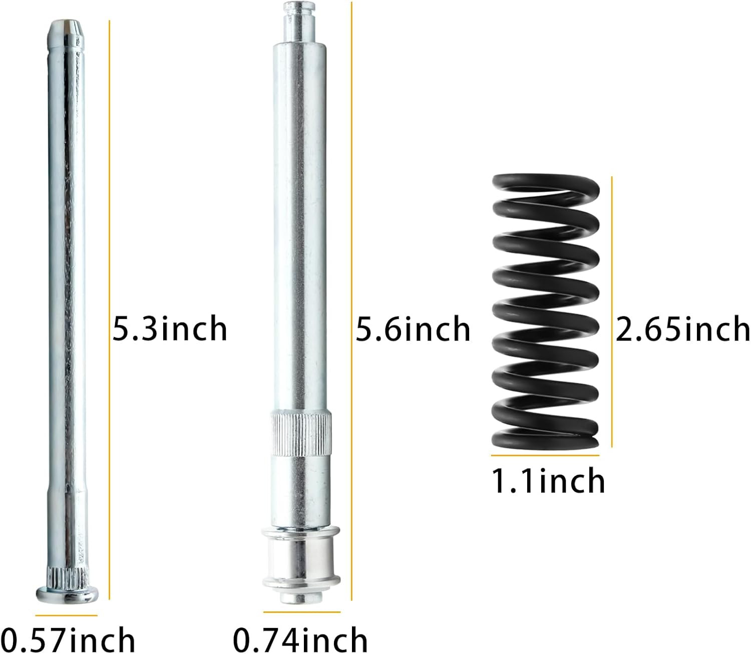 Door Hinge Roller Pin and Bushing Repair Kits + Door Spring Tool Compatible with