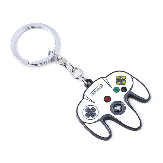 Game Machine Controller Handle Keychain Men Car Keyring Creative Joystick Model