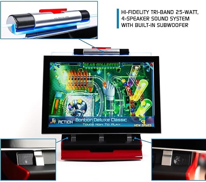 JVL Echo iTouch HD3 Coin Op Countertop with More Than 140 Different Games