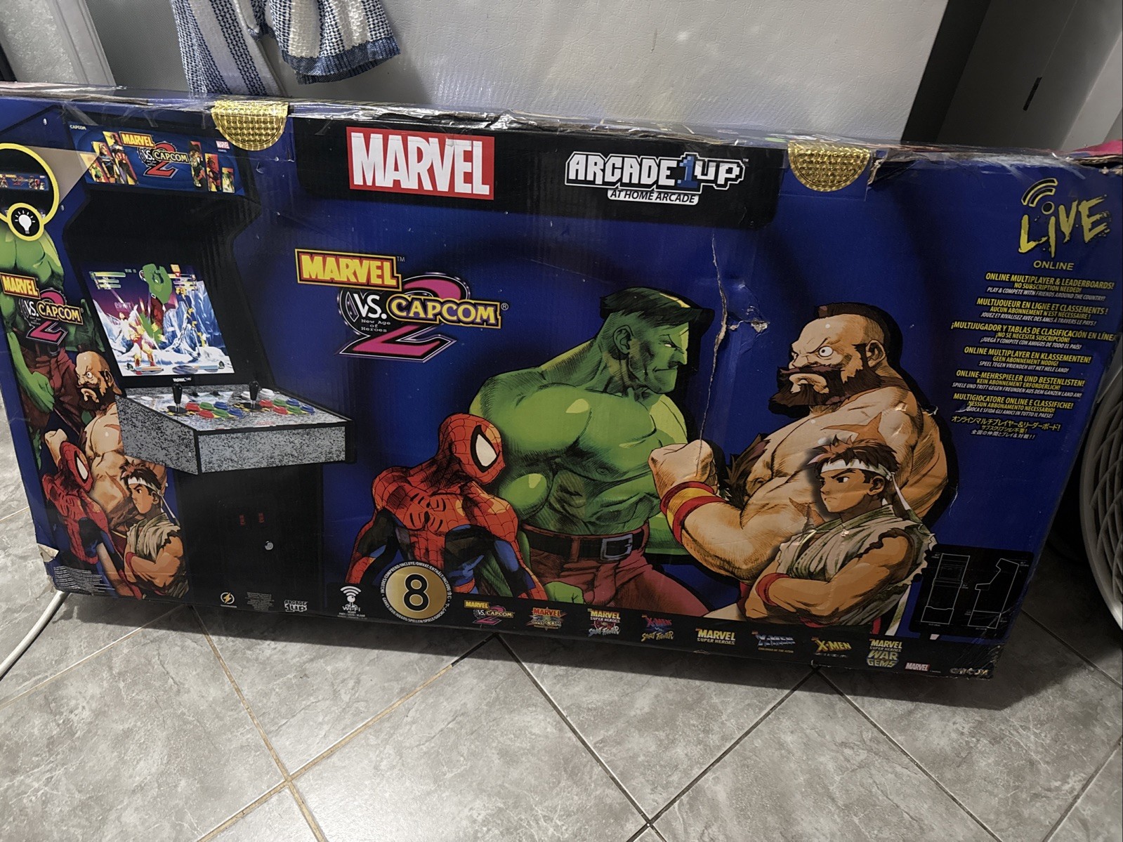 Marvel vs Capcom 2 Arcade1Up Original Release Cabinet Brand New In Box.