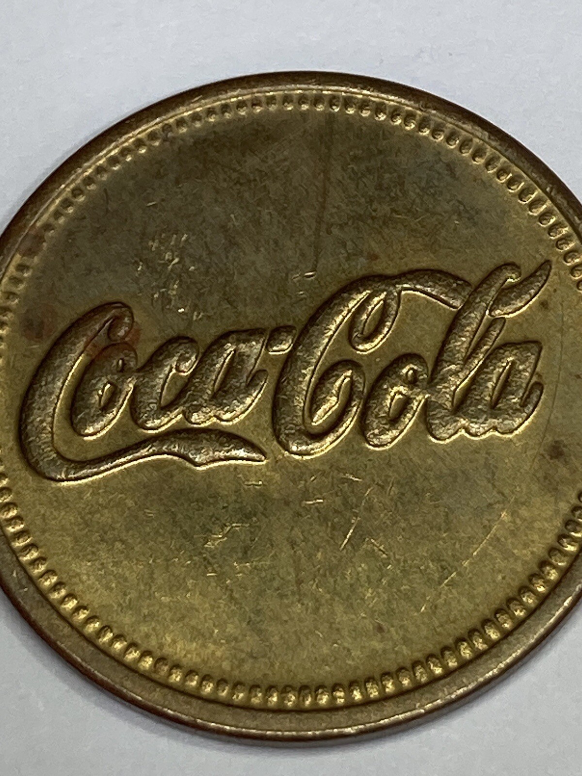 SCARCE PALACE PARK COCA-COLA ARCADE TOKEN IRVINE CALIFORNIA OBSOLETE #qe1