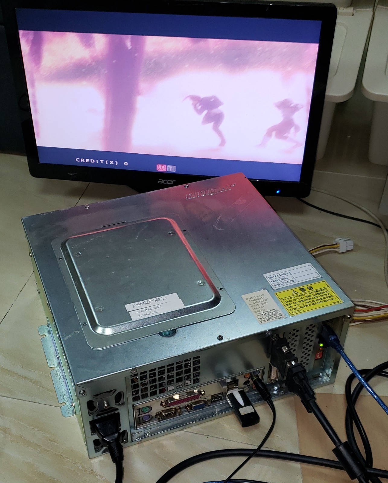 Street Fighter IV HDD Kit With Taito Type X2 Mother Board Arcade Video Game