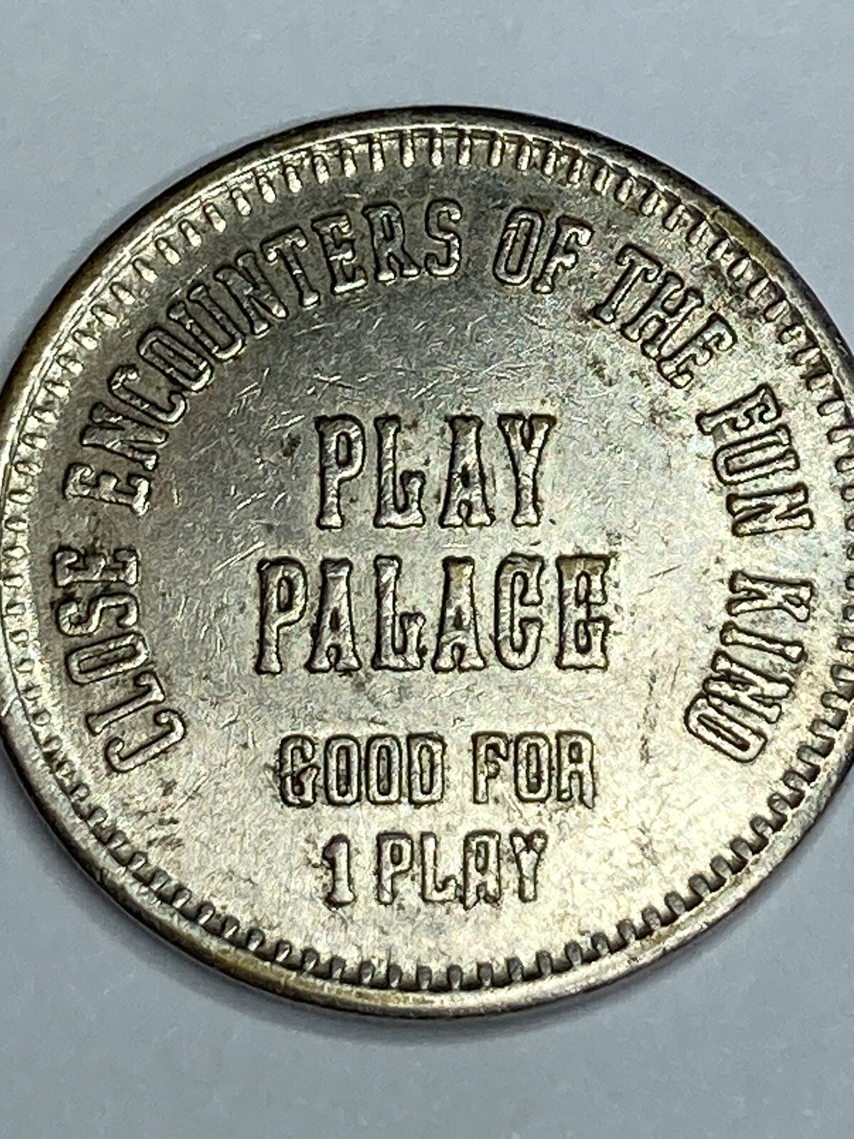 Play Palace Close Encounters of The Fun Kind Elkhart Indiana Arcade Token #rb1