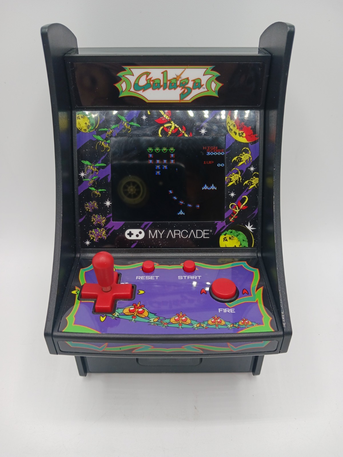 Micro Player My Arcade Machine: Galaga Video Game Working USB Or AA 2018 Bandai