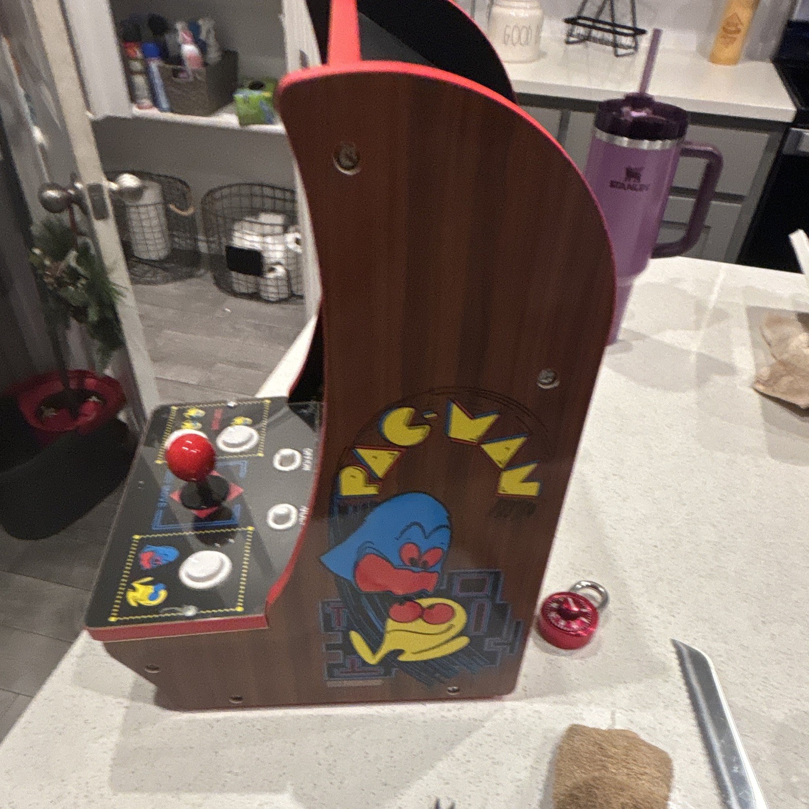 Arcade1Up Pac-Man Countercade Tabletop Arcade Machine Reproduction
