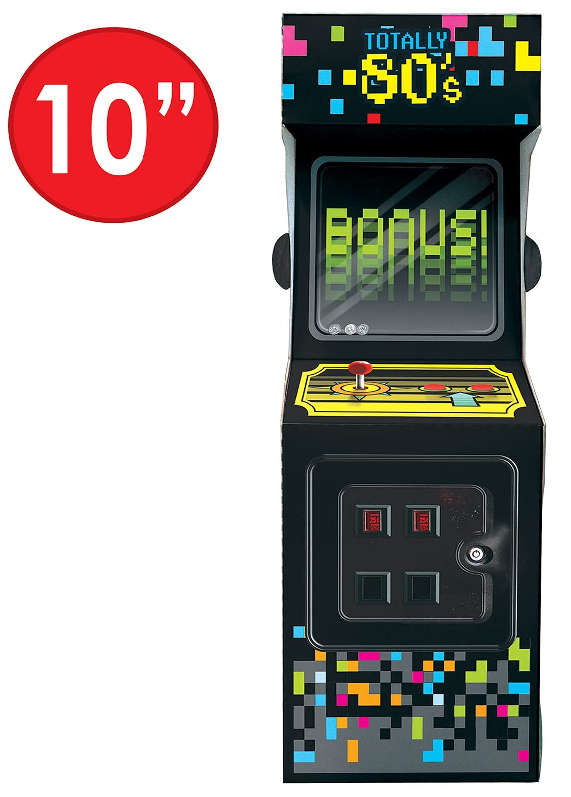 Beistle Three Dimensional Video Game Centerpiece Totally 10″, Multicolored