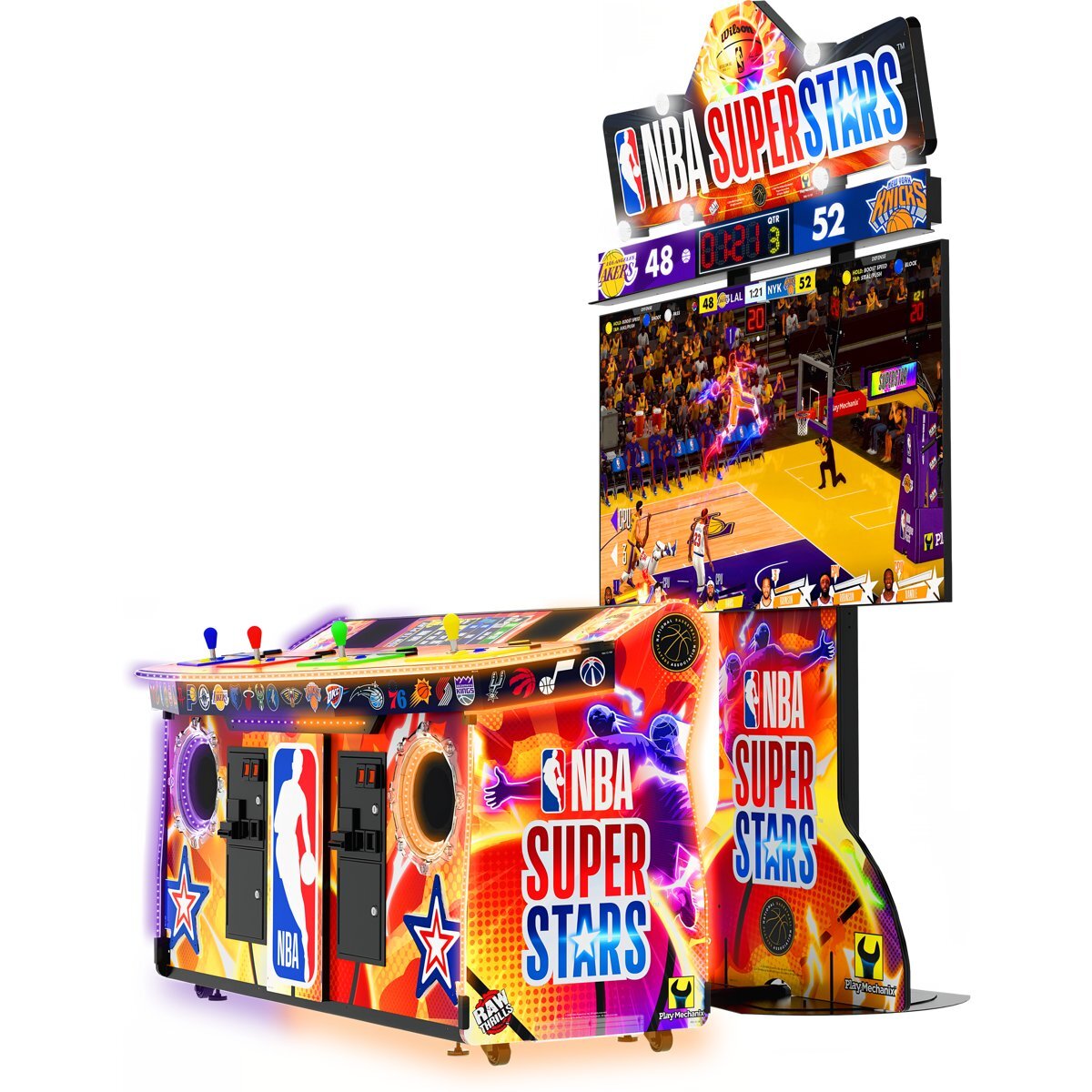 Raw Thrills NBA Superstars Arcade Game – 4 Player