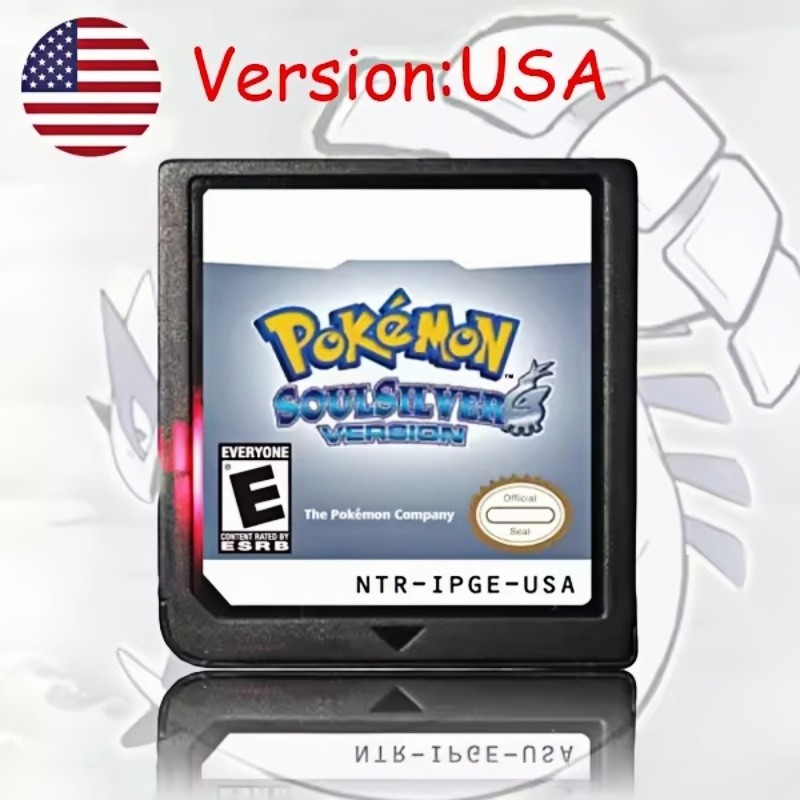 SoulSilver Version DS Game Card for DS 2DS 3DS NDS DSI NDSI XL Lite US Version