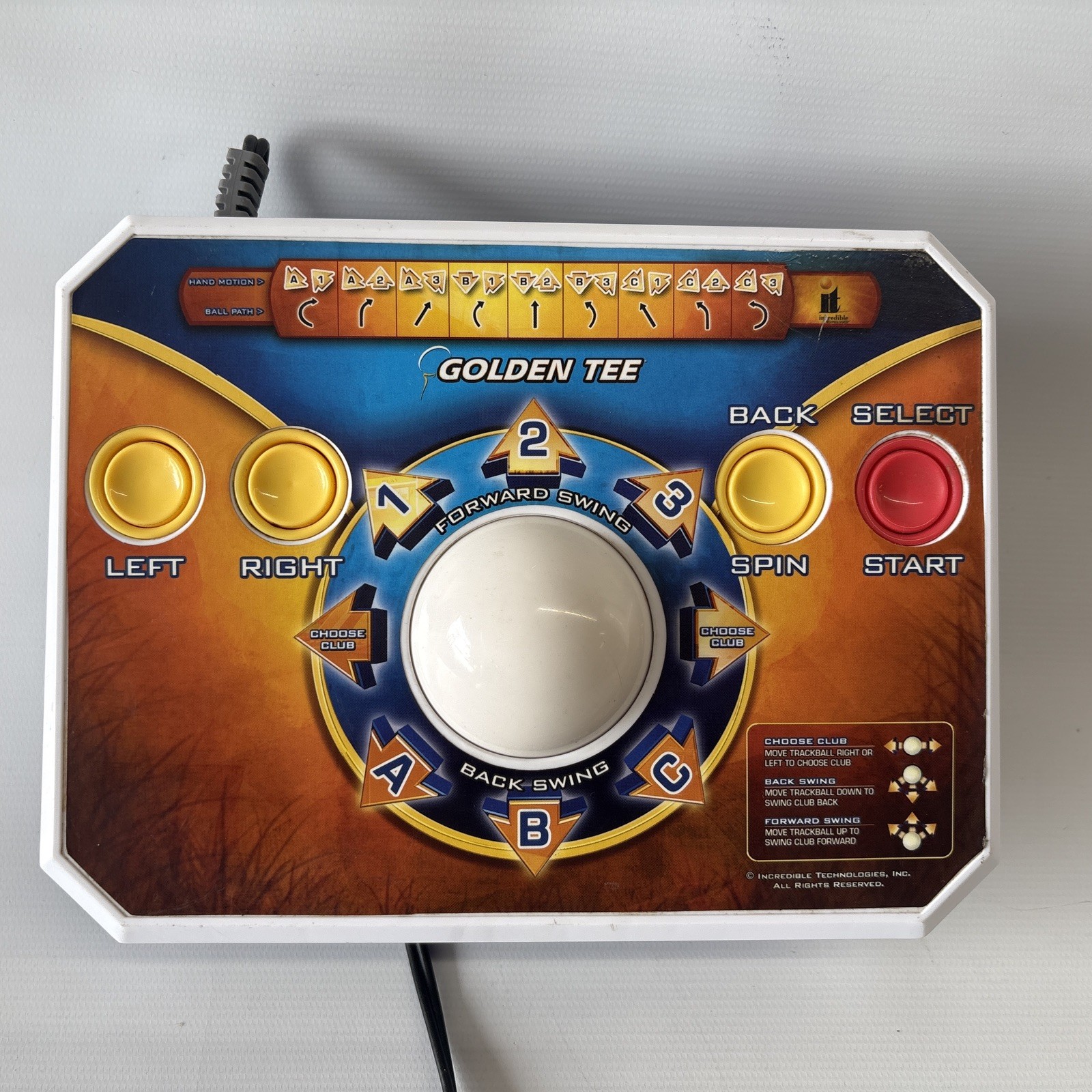 JAKKS Pacific Golden Tee Golf Plug & Play Home TV Game Edition 2011 No Bat Cover