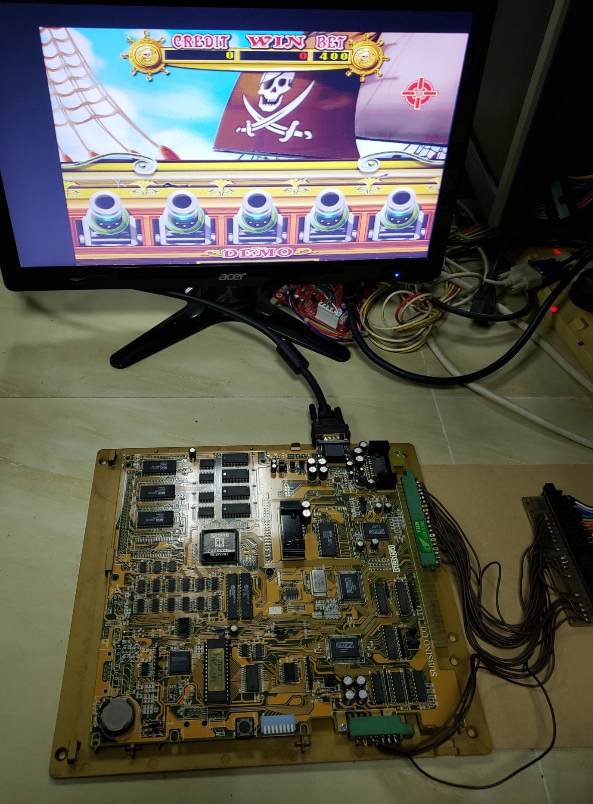 Treasure Island XP2 Slot Game PCB Subsino Board Arcade Video Game