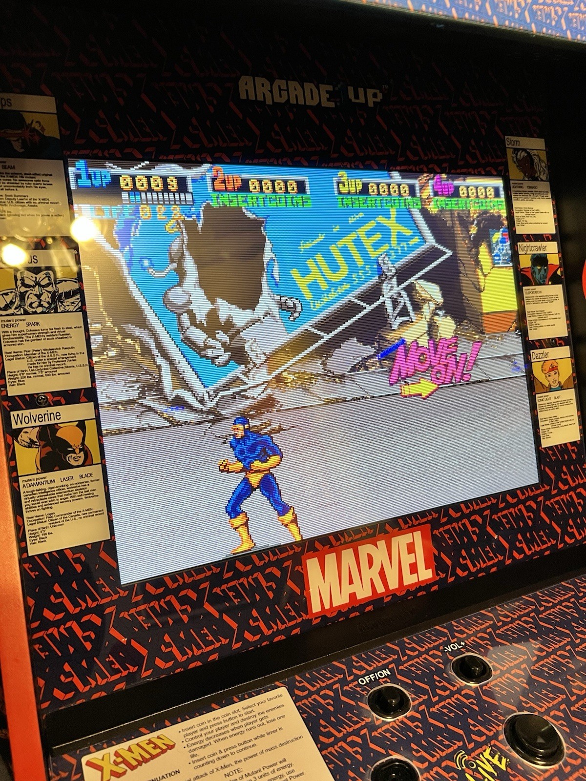 🕹️ARCADE1UP X-MEN 4 Arcade PLAYER ORIGINAL W RISER – WORKING GREAT