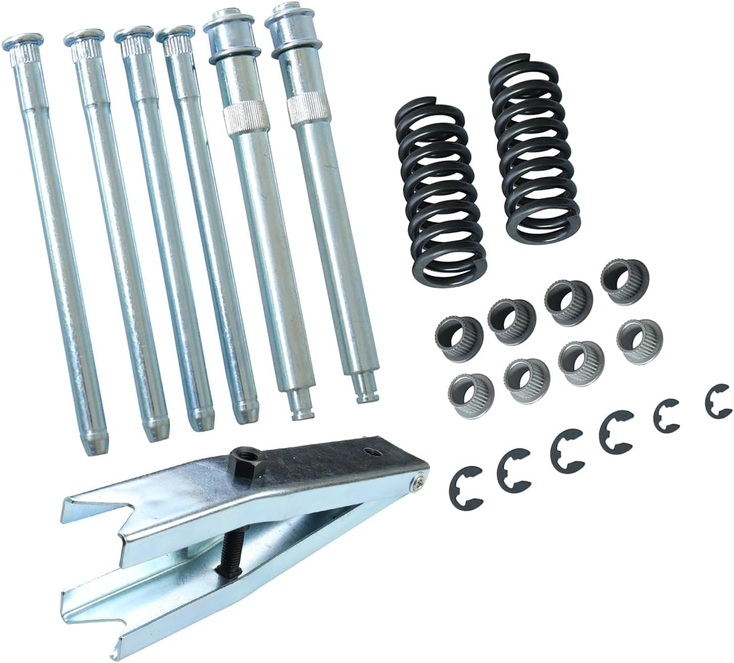 Door Hinge Pin and Bushing Kits for Door Hinge Repair with Door Spring Tool Comp