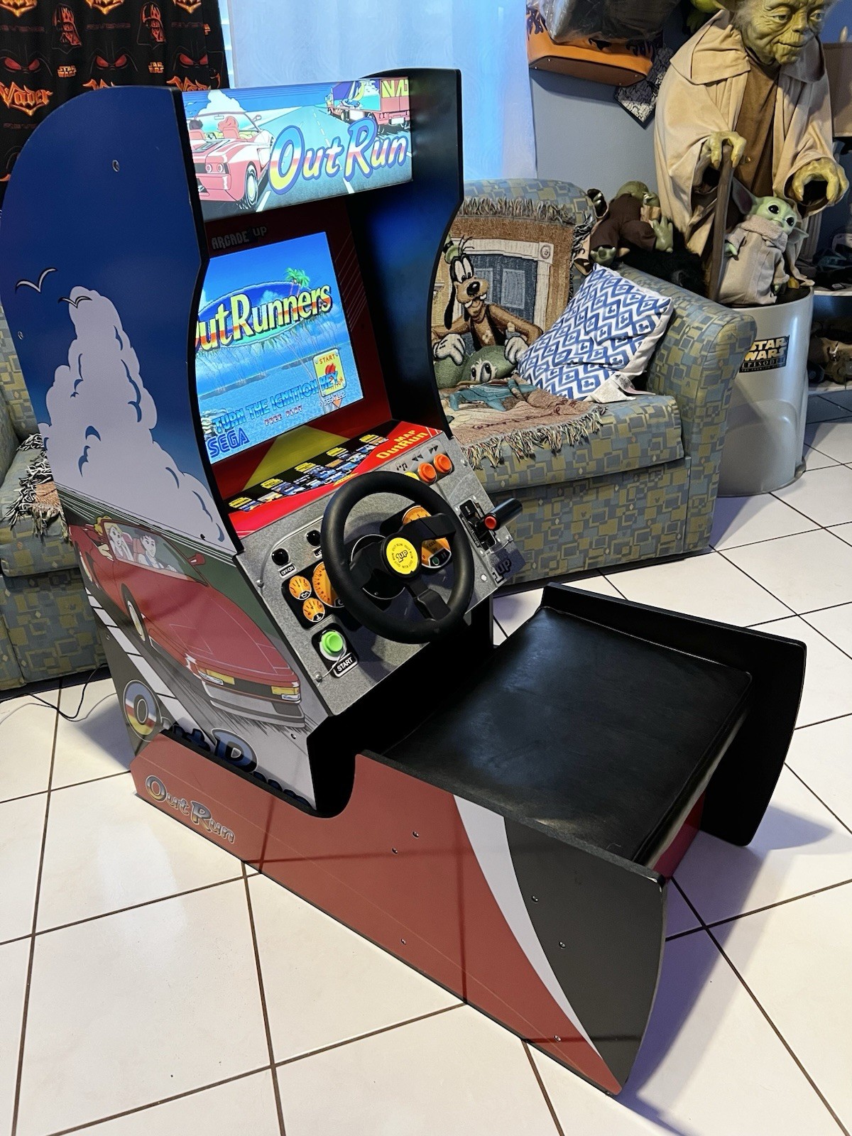 Arcade1up – OutRun (Sit-down) ! Arcade 1up Out Run 1up Game 🔥 Rare