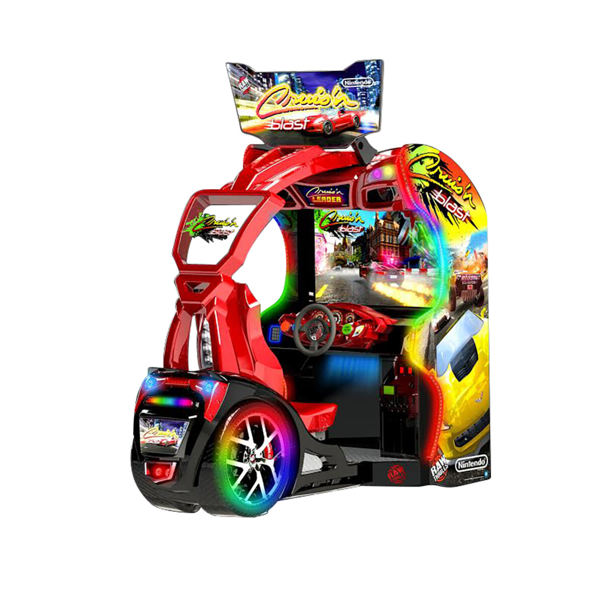 Raw Thrills Cruis’n Blast Driving Arcade Video Game