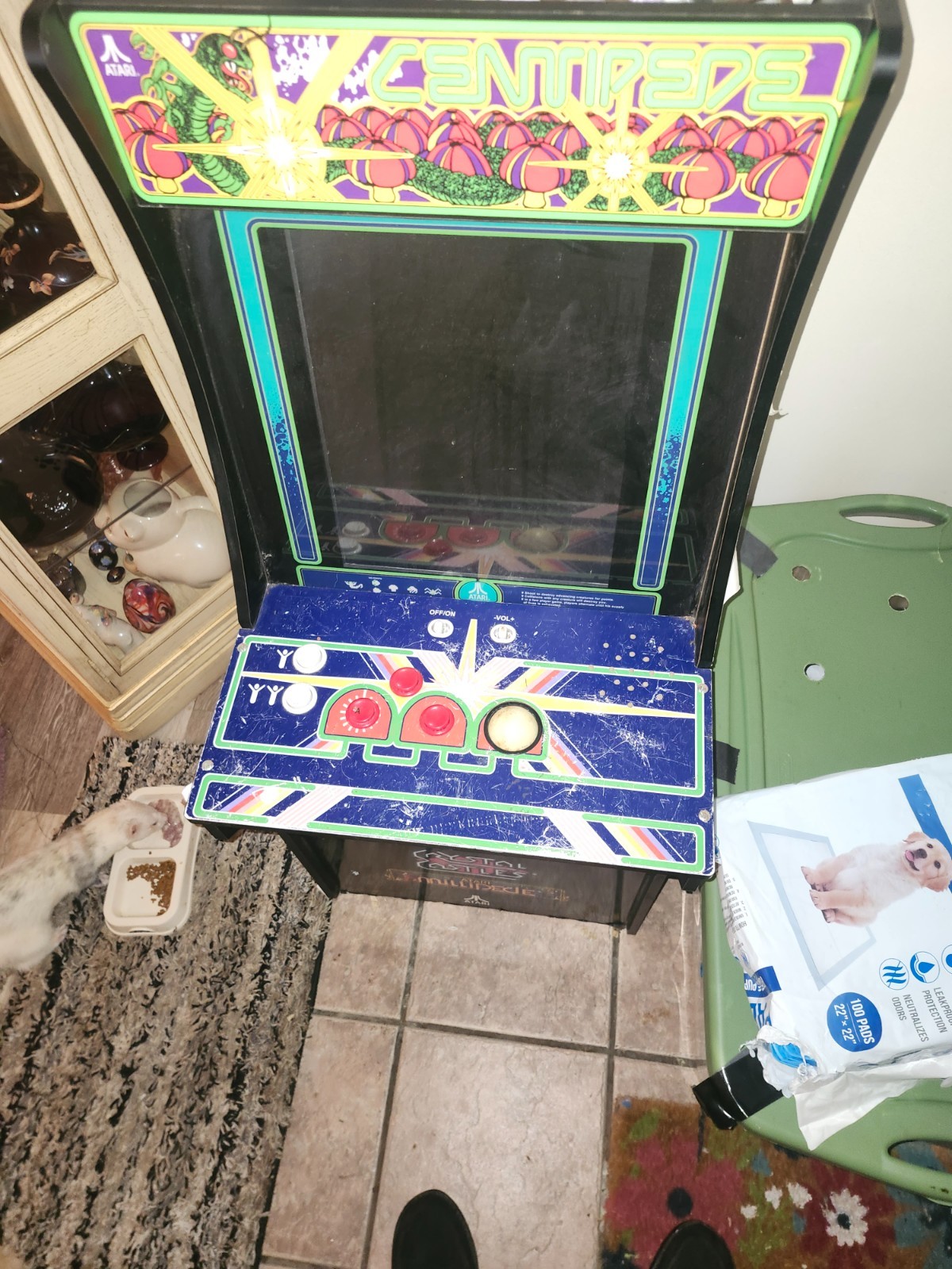srcade 1 up 4 in 1 centipede classic game
