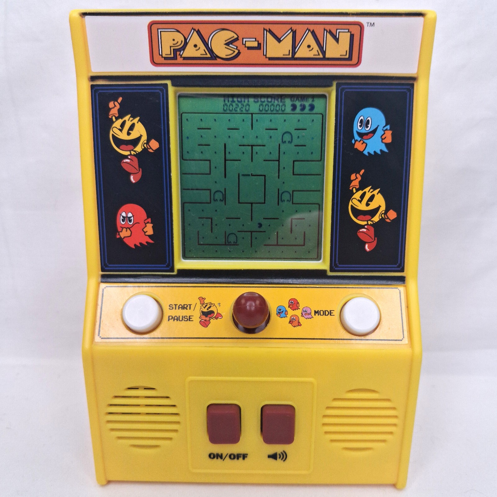 Pac-Man Hand Held Mini Arcade Game Bandai Namco Entertainment TESTED & WORKS