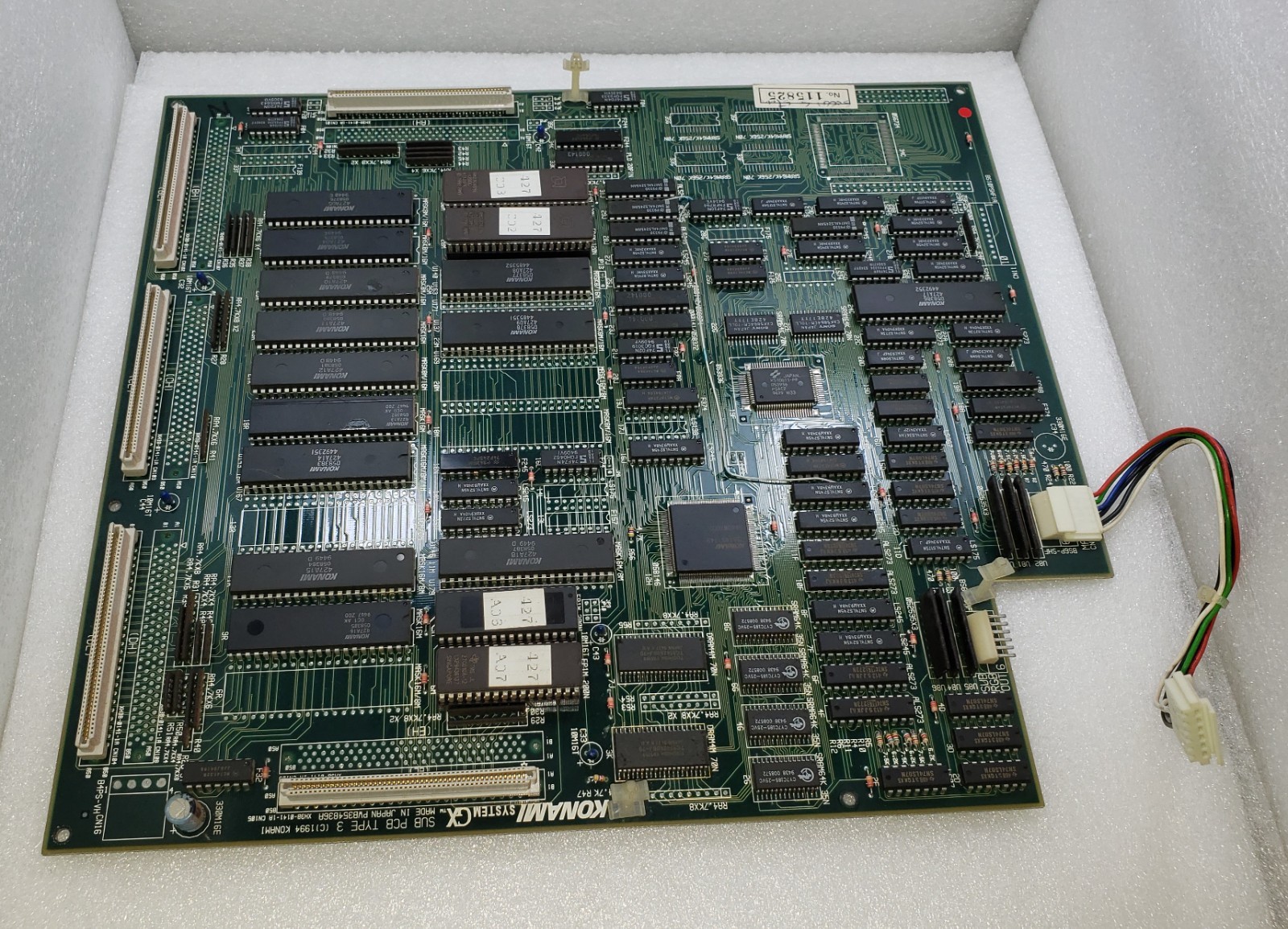 Konami System GX SUB PCB TYPE 3 PWB 354836A Video Arcade Game